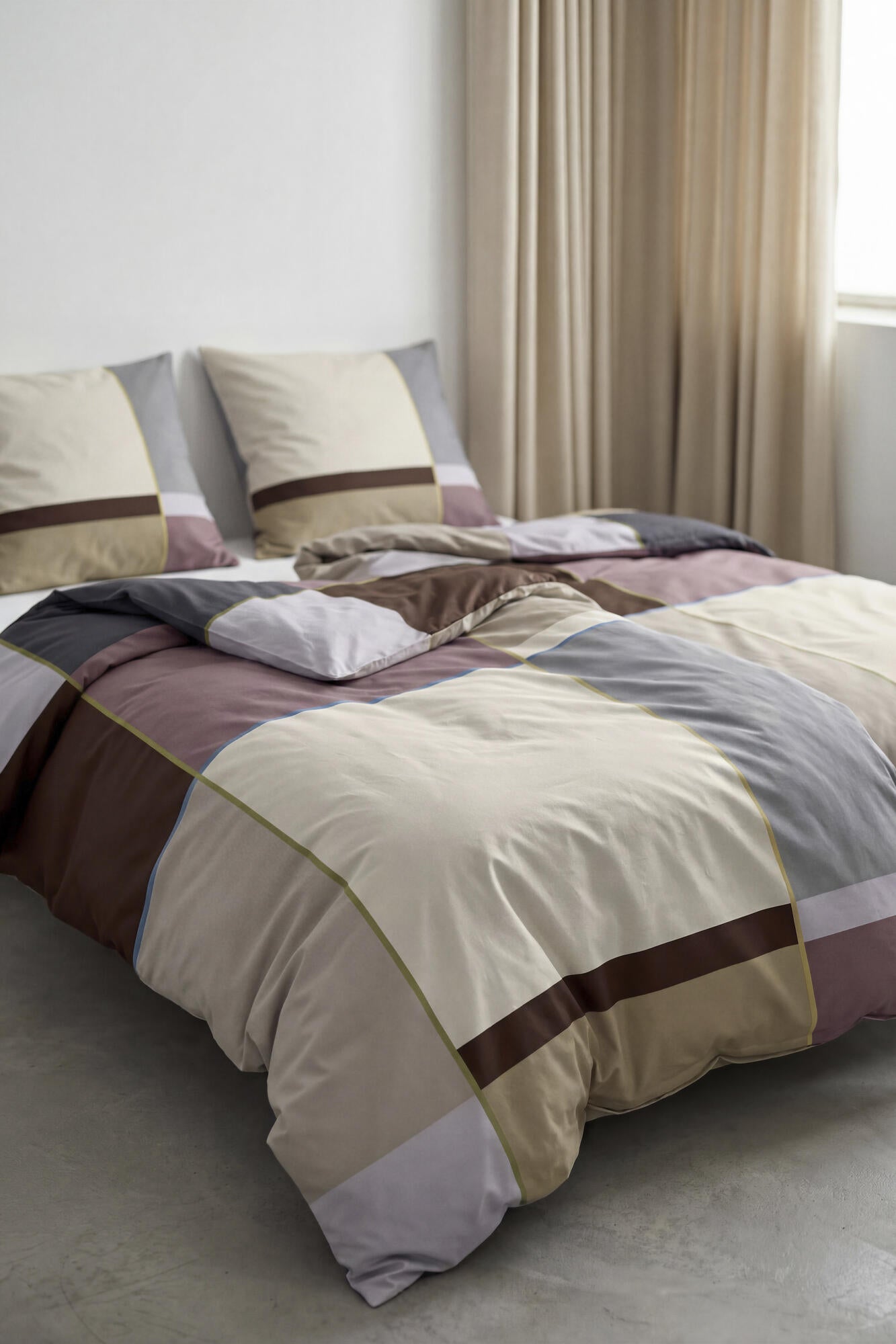 Sengetøj - Colour Block Rosewood